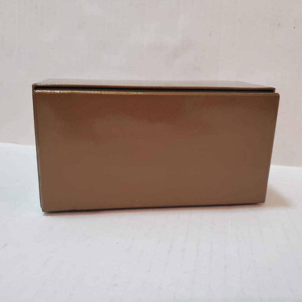 Gucci Brown Glossy Eyewear Sunglasses Storage Box GG Monogram Interior - Picture 4 of 10
